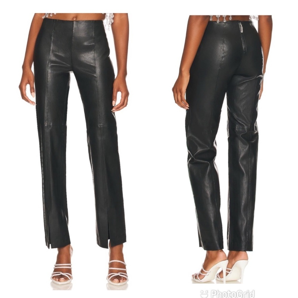 Camila Coelho Cora Leather Pants New with Tags!